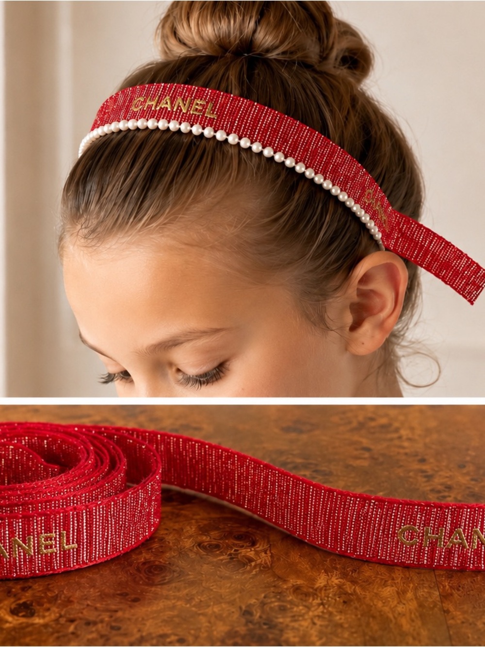 Authentic Chanel  ribbon
